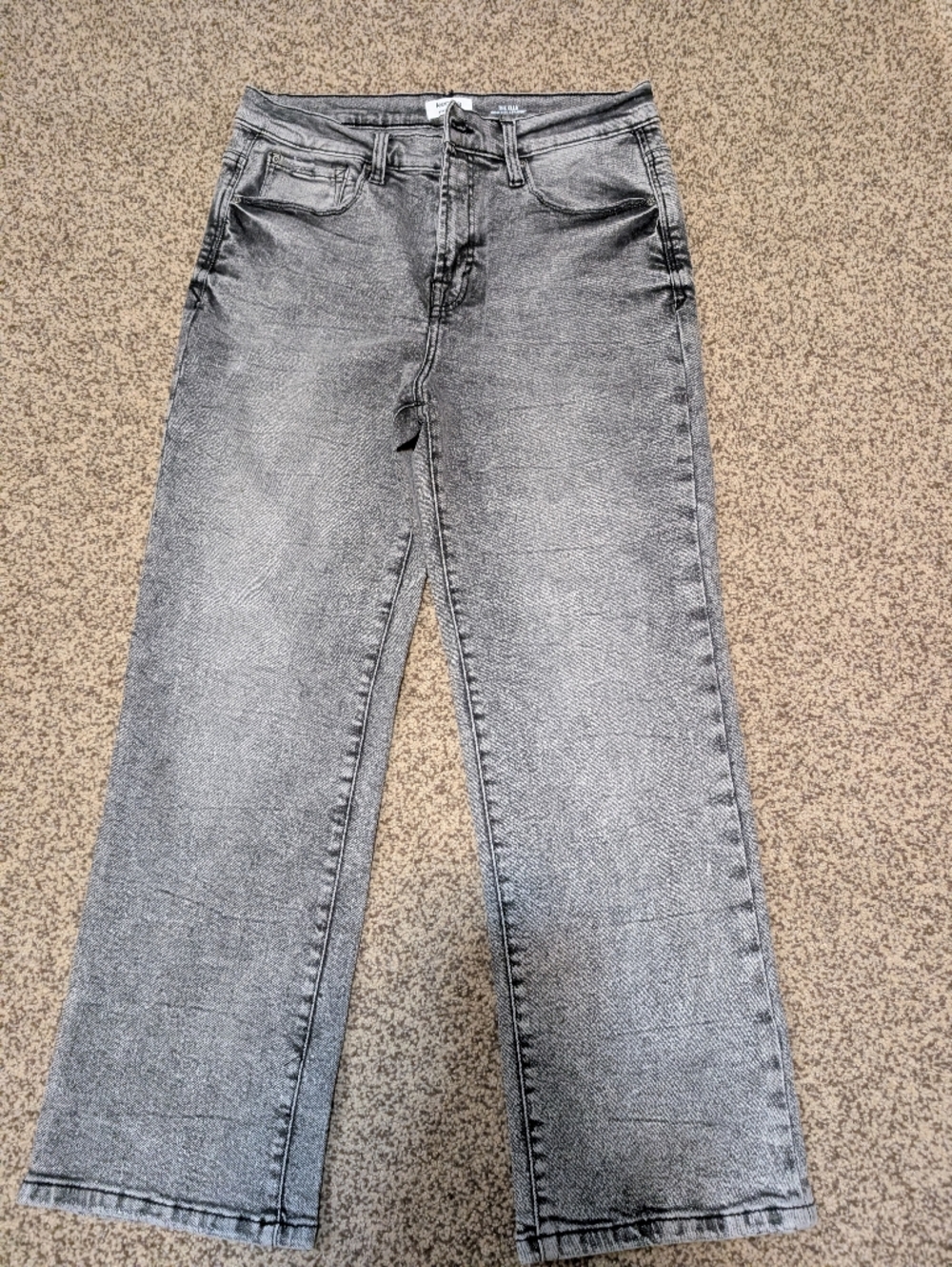 Kensie Gray Acid Wash Jeans